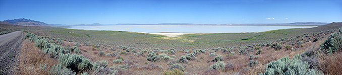 Shallow water on the Alvord Desert