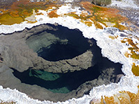 Hot spring and sinter arch