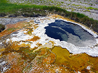 Colorful hot spring