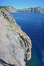 Sheer cliff