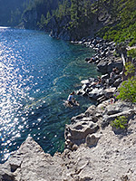 Rocky shoreline