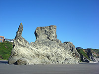 Jagged rock