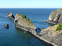 Hells Gate and Tichenor Rock