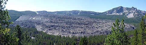 Big Obsidian Flow - closer view