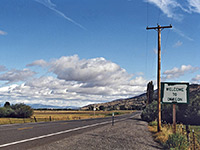 Oregon welcome sign