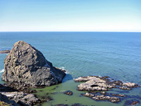 Rocks at low tide