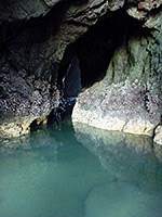 Entrance to a cave