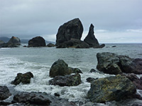 Sea stacks