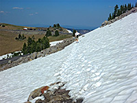 Hiker on the trail