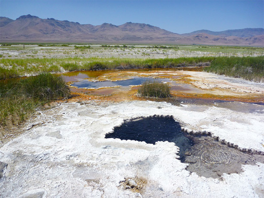 Thermal pools at Borax Hot Springs