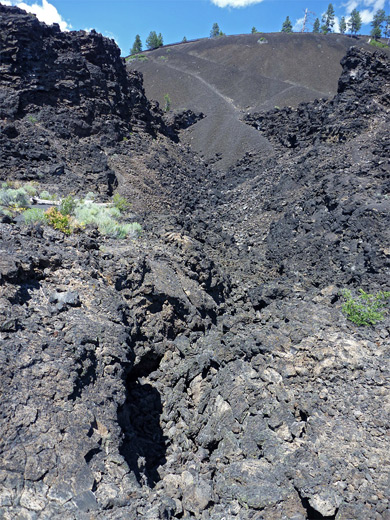 Lava ravine