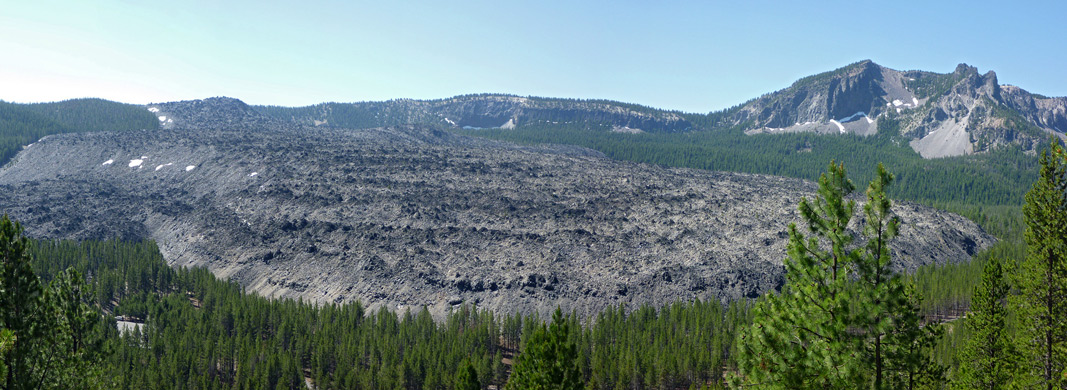 Big Obsidian Flow - closer view