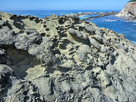 Strangely eroded rocks