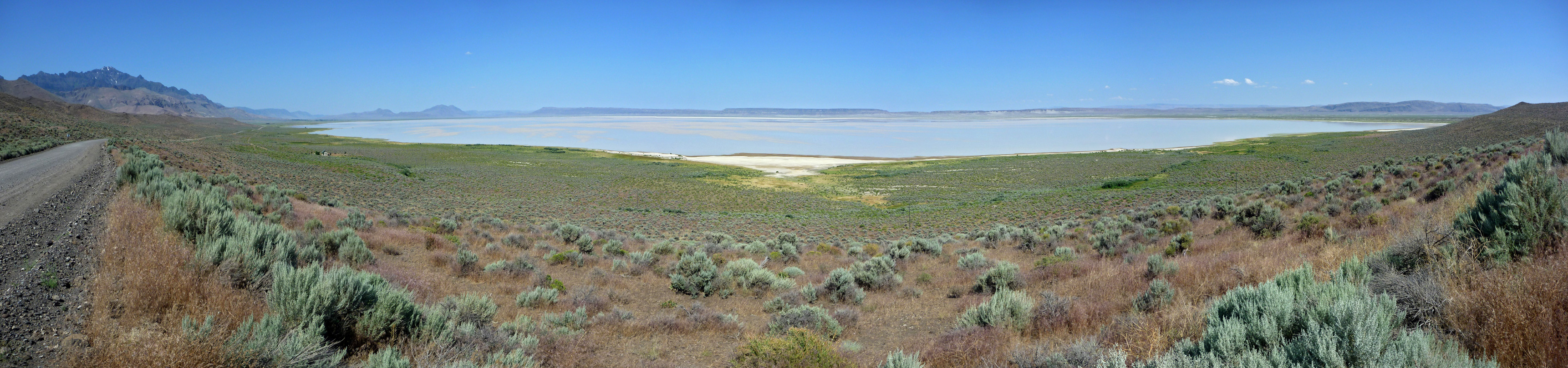 Shallow water on the Alvord Desert