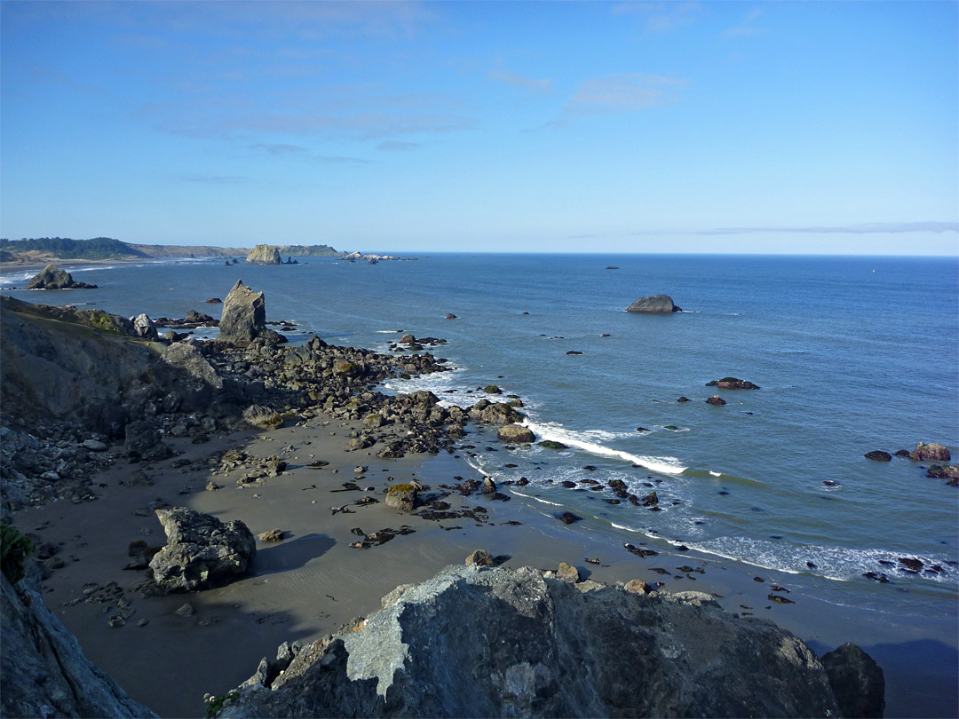 Sand and rocks