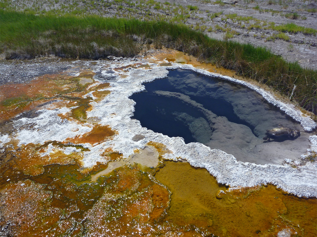 Colorful hot spring