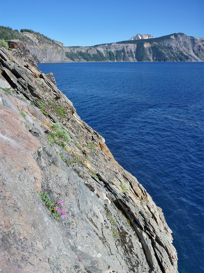 Sheer cliff