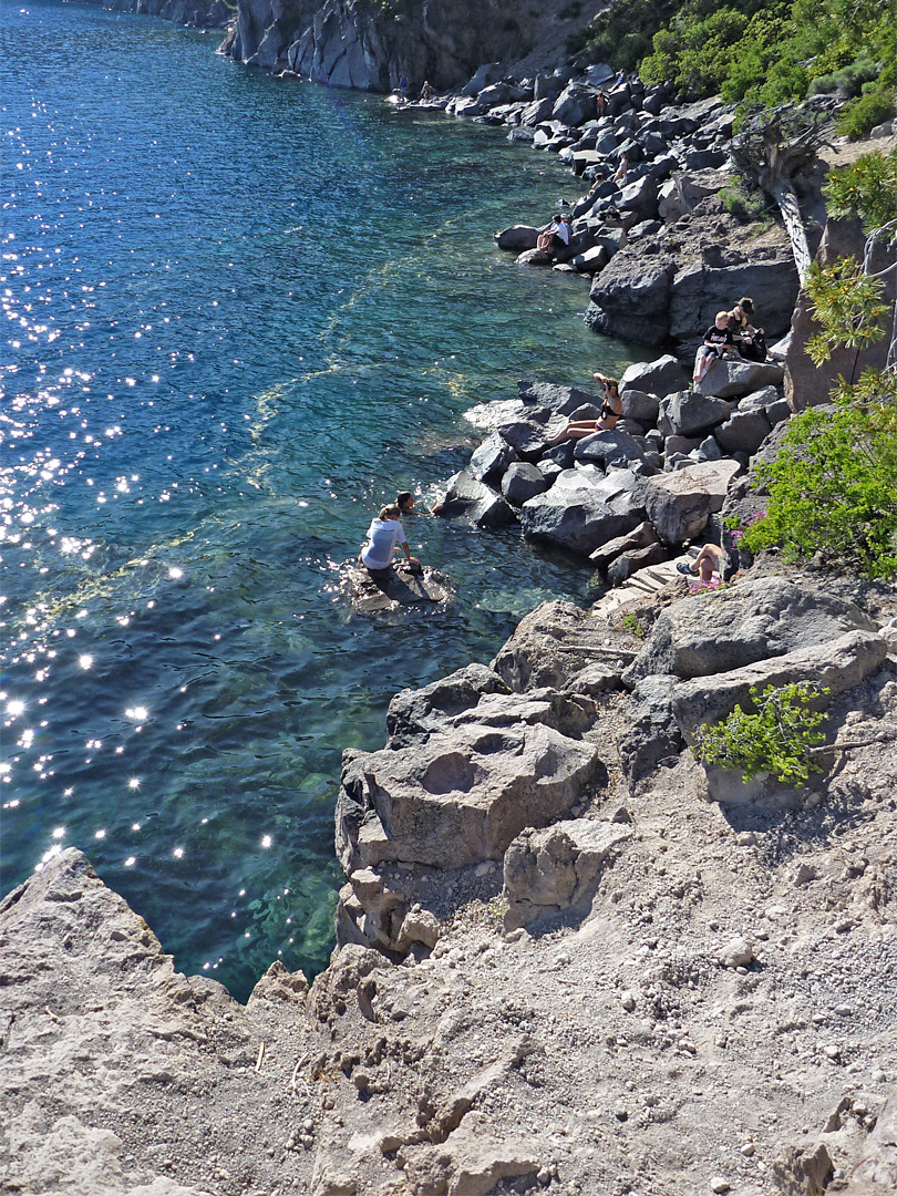 Rocky shoreline