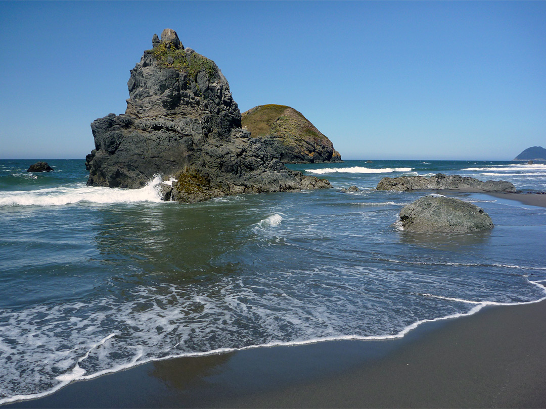 Rocks and waves