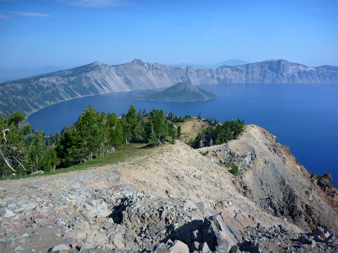 Upper section of the trail