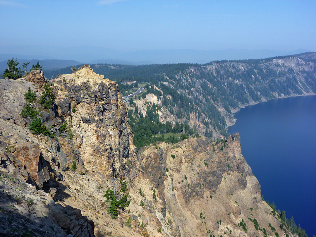 Steep-sided ridge