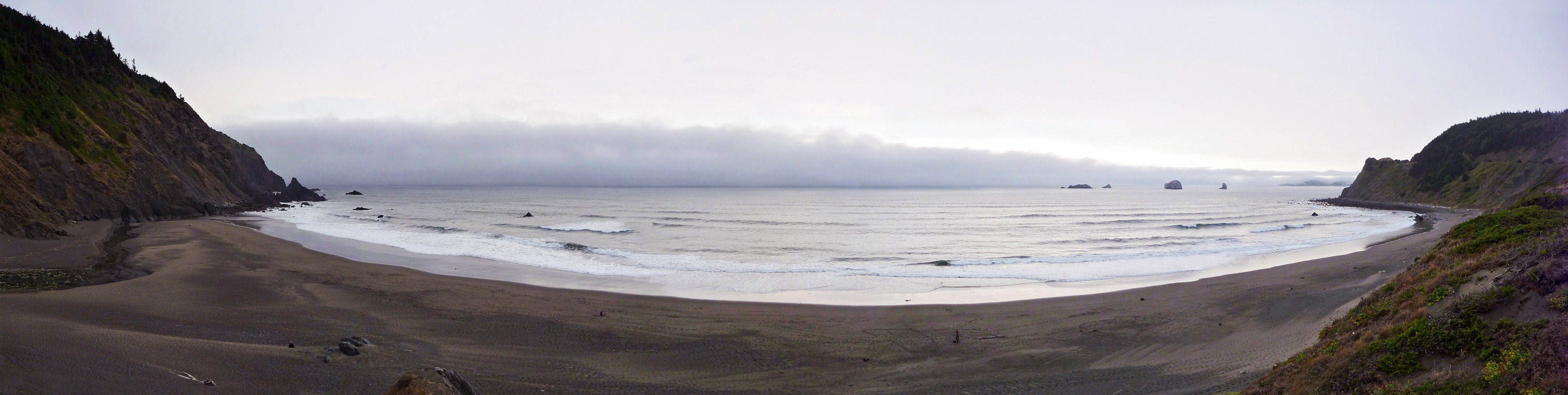 The beach
