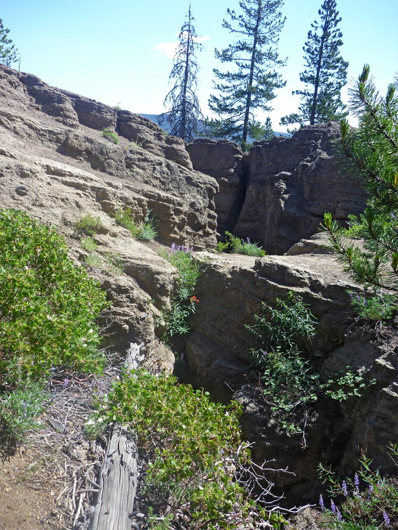 Volcanic fissure