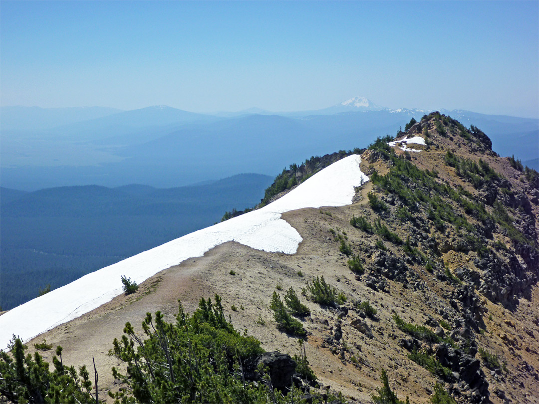 South end of the summit ridge