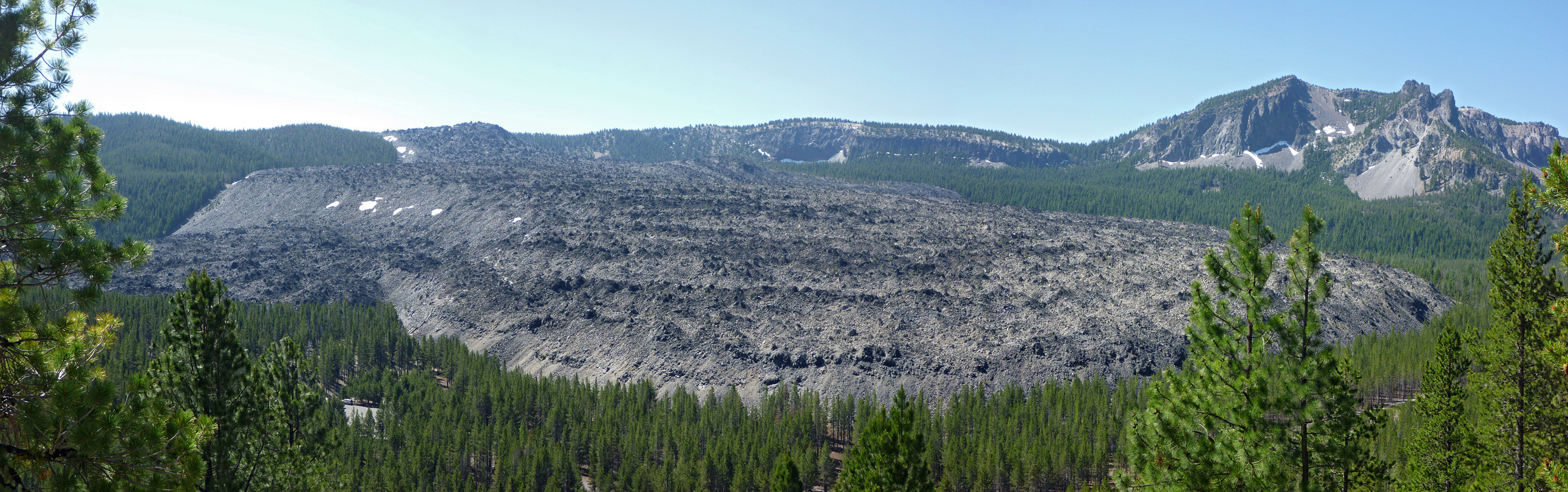 Big Obsidian Flow - closer view