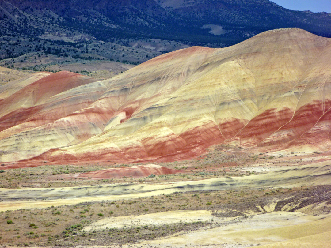 Red-yellow hills