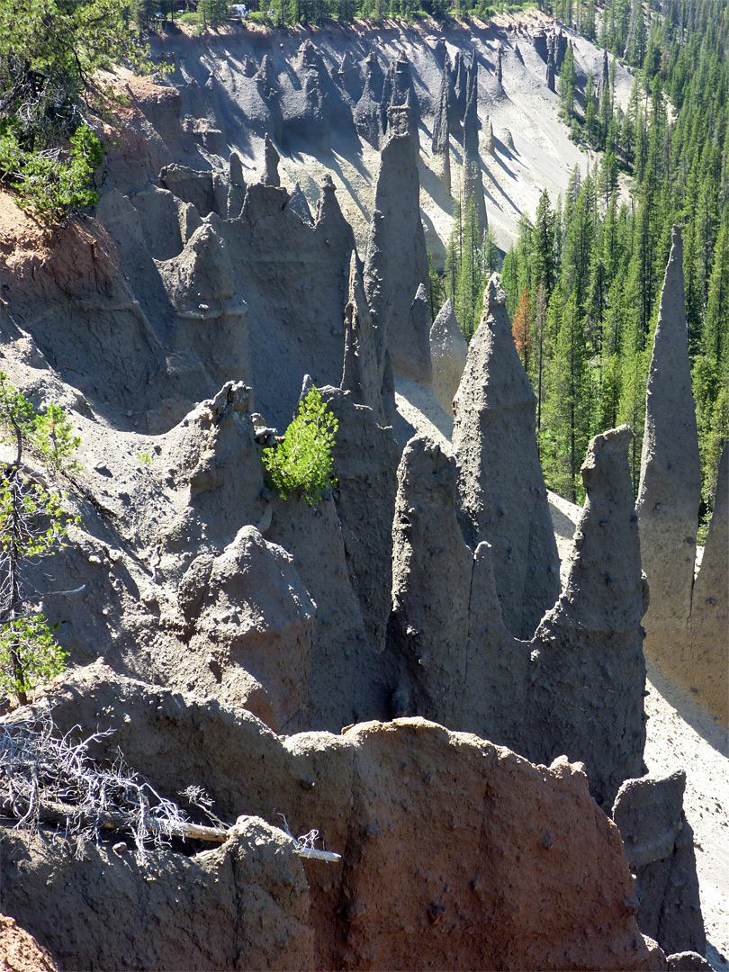 Eroded hillside