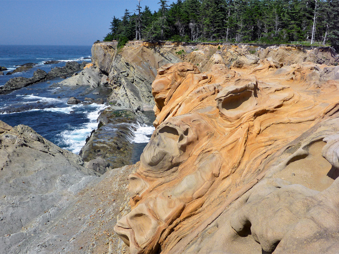 Orange sandstone