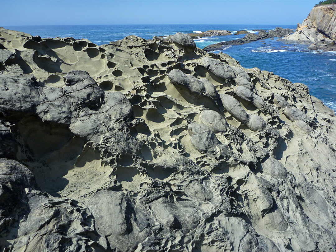 Strangely eroded rocks