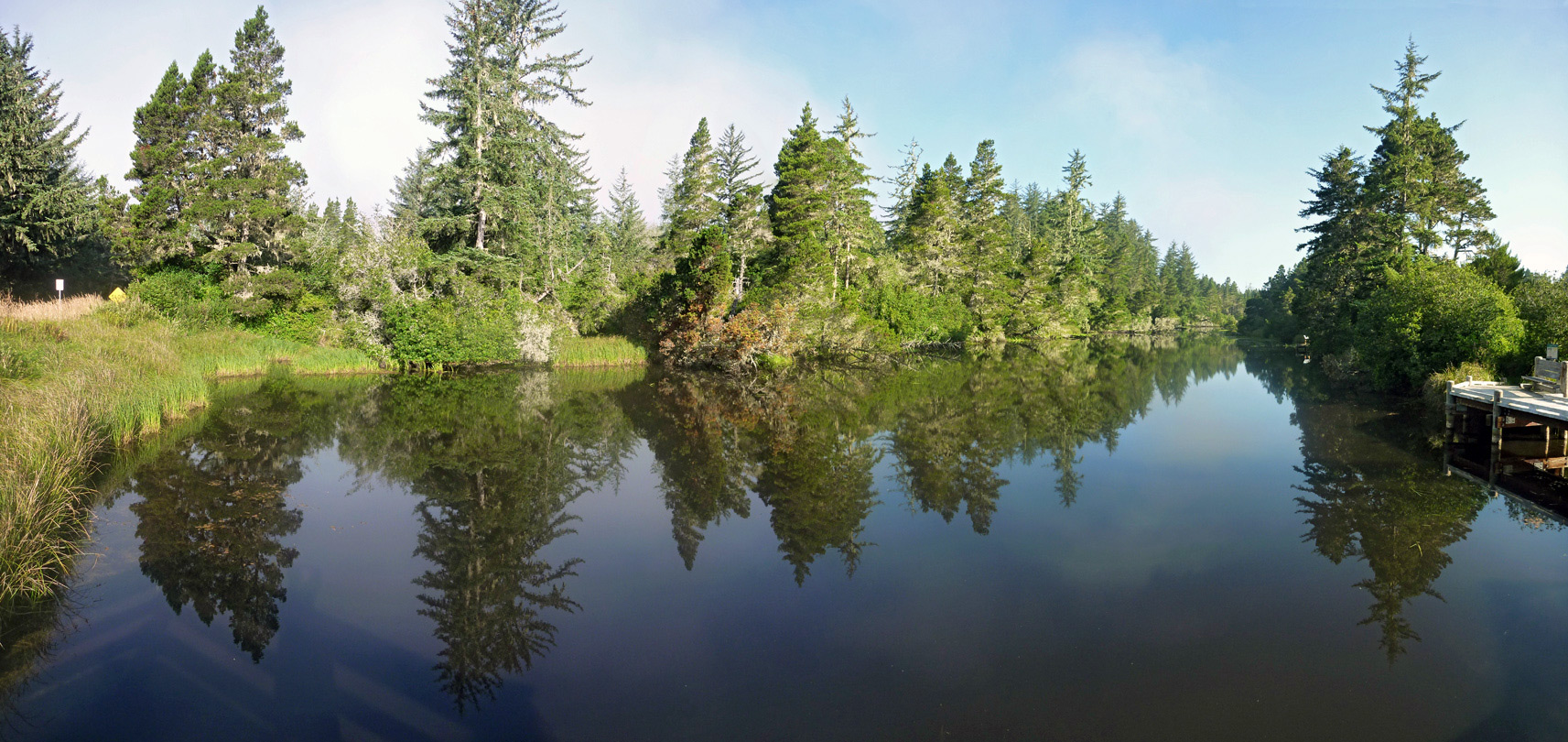 Reflections on Siltcoos Lagoon