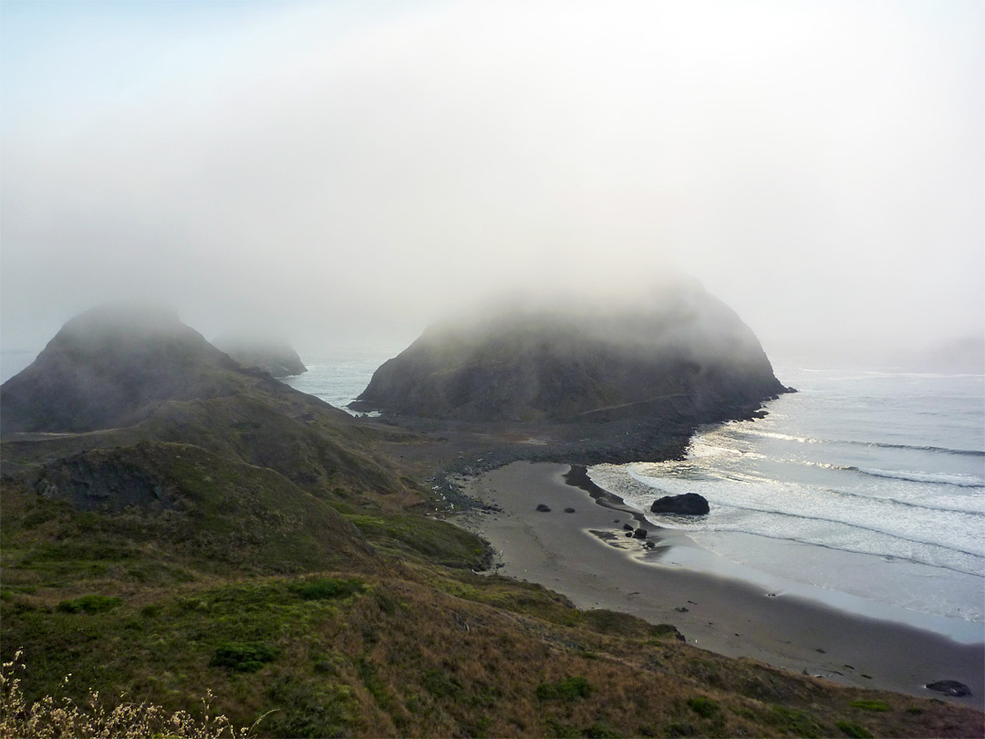 Fog over the rocks