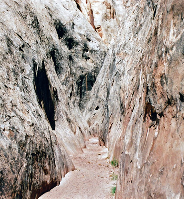 Lower end of Ding Canyon