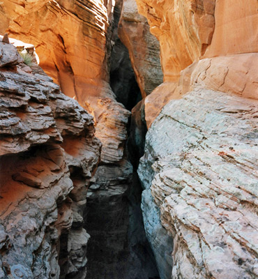 Above the end of the narrows