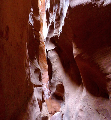 Colorful sandstone in Hog Canyon