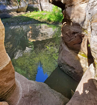 Coconino sandstone cliffs