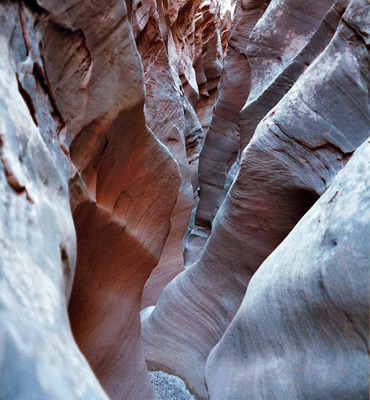 Curvy rock walls