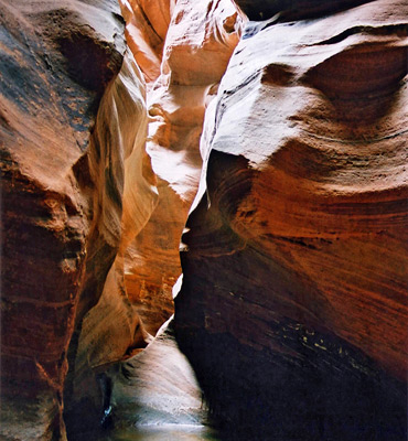 The deepest narrows, close to Parunuweap Canyon