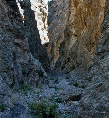 Start of the narrows