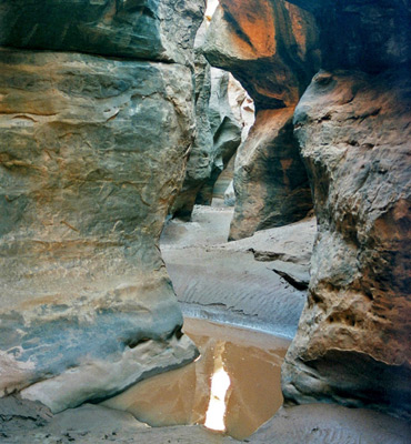 Pool in the narrowest section