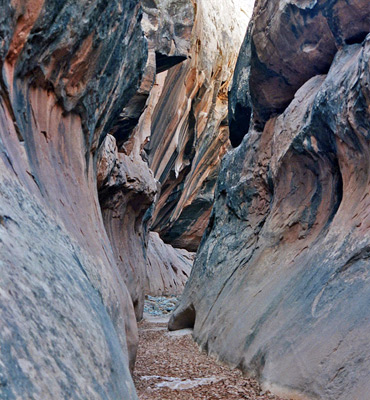 Lower end of the Smith Fork narrows