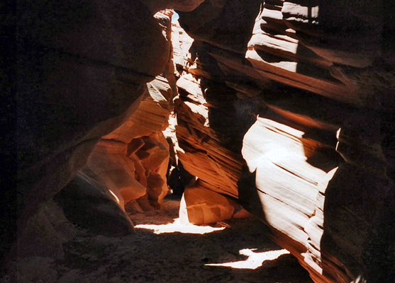 Dark section of the narrows