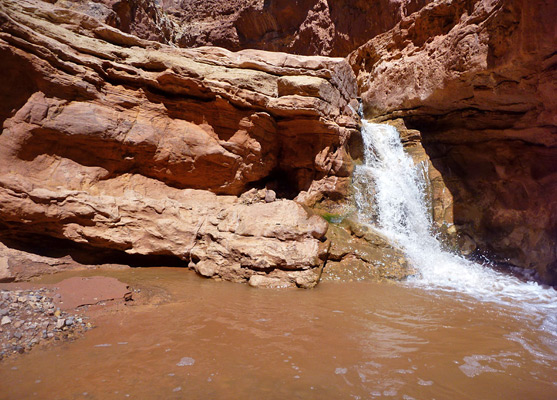 Waterfall along Sulphur Creek