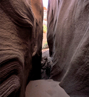 Lower end of the narrows