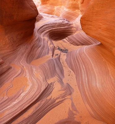 Wavy strata in the upper west fork