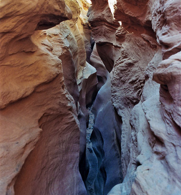 Jagged rocks in Big Horn Canyon