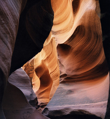 Colorful, eroded rocks
